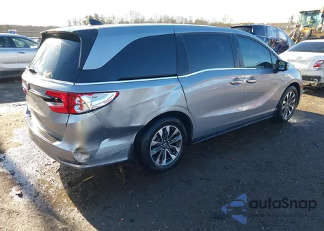 2022 Honda Odyssey Ex-L из США, поврежденный, VIN 5FNRL6H75NB055958